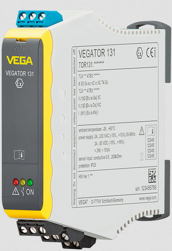 Одноканальный формирователь сигнала - VEGATOR 131 - VEGA Grieshaber KG - на DIN-рейке / для определения уровня