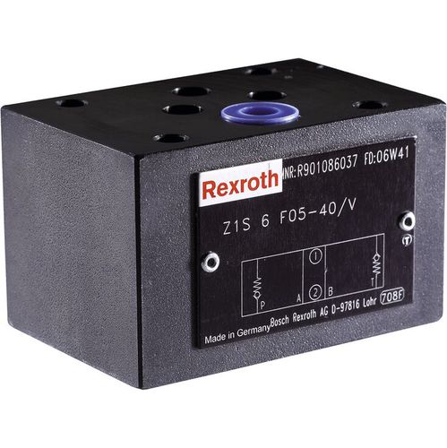 Предохранительный клапан с вентилем - Z1S 6 series - Bosch Rexroth - Industrial Hydraulics - дроссельный / на пружине / стандартный
