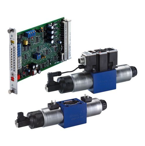 Пропорциональный гидравлический распределитель - 4WREE10E50-2X - Bosch Rexroth - Industrial Hydraulics - с выдвижным ящиком / управление от соленоида / с прямым приводом