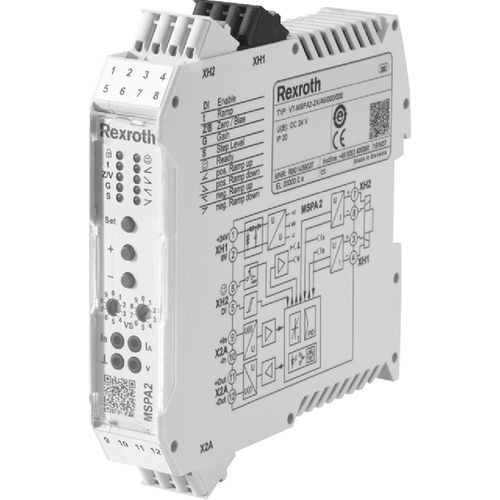 Усилитель напряжения - VT-MSPA2-2X/A5/000/000 - Bosch Rexroth - Industrial Hydraulics - для измерений / аналоговый / для пропорционального клапана