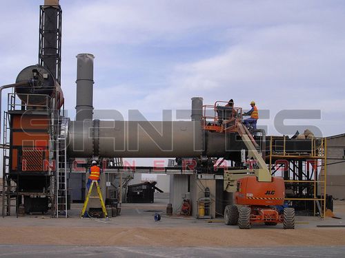 Мусоросжигатель для опасных отходов - Santes Incinerator  - для промышленных отходов / с вращающейся печью / непрерывного действия