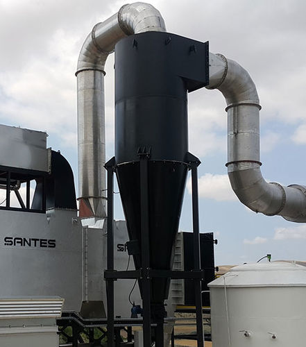 Сухой газопромыватель - Santes Incinerator  - с активированным углем / химический / с высокой эффективностью
