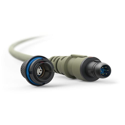 Соединитель для передачи данных - Fischer UltiMate™ 80 - Fischer Connectors - для источника электропитания / гибридный / круговой