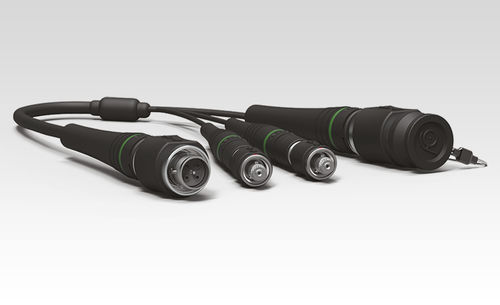 Кабельная сборка для передачи данных - Fischer Connectors - оптоволоконный / круговой / для суровых природных условий