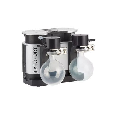 Мембранный вакуумный насос - SR 820 G - KNF - со смазкой / одноуровневый / для газов