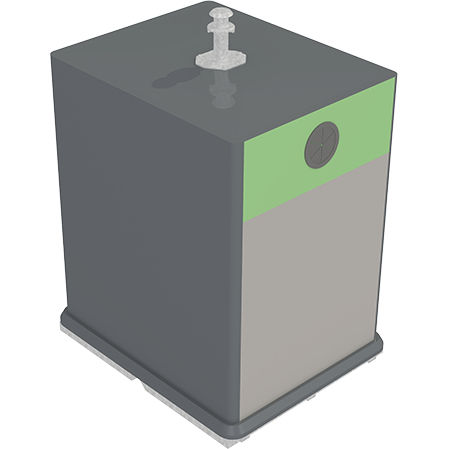 Контейнер для отходов из стали - MARTI - SULO Umwelttechnik GmbH  - для бумаги / с сортировкой / защищенный