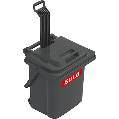 Мусорный контейнер из пластика - ROLLBOX - SULO Umwelttechnik GmbH  - для бытовых отходов / для бумаги / с ручкой