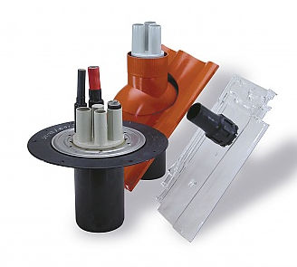 Система проходного изолятора для шланга - ø 7 - 78 mm | MSD - UGA System-Technik - для кабеля / герметичная / для использования в телекоммуникациях