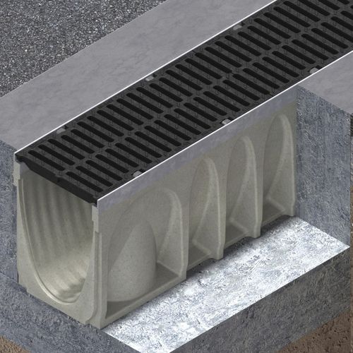 Водосточный желоб из нержавеющей стали - MultiV+ - ULMA Architectural Solutions  - щелевая / с решеткой / напольная