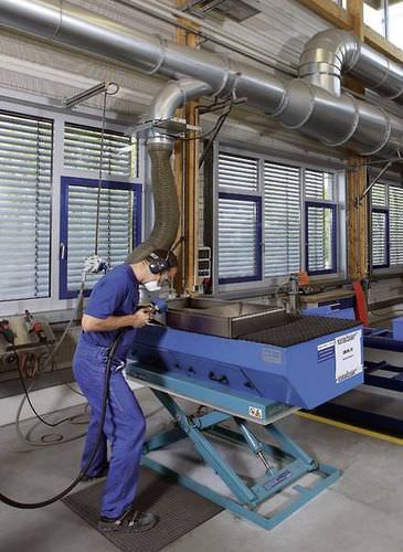 Стол с вытяжкой для полирования - Ventilatorenfabrik Oelde - для шлифовки / для сварки