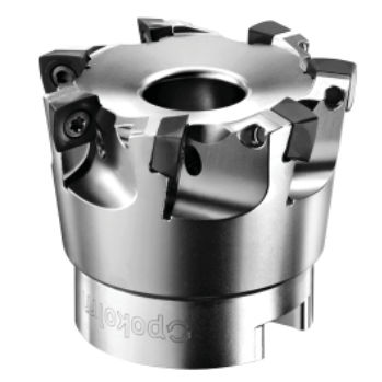 Фрезер два размера - QUADWORX® L - POKOLM Frästechnik GmbH & Co. KG - с индексируемыми пластинами / эскиза / для стали