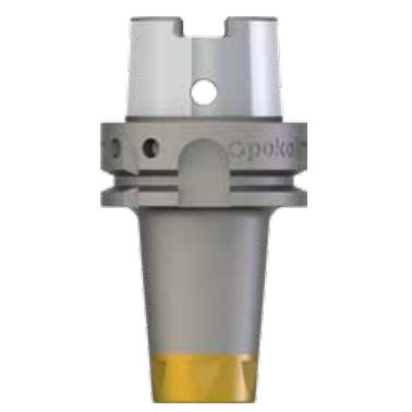 Патрон для инструментов HSK - HSK 100 Form A - POKOLM Frästechnik GmbH & Co. KG - DIN / с хвостовиком / для фрезерования