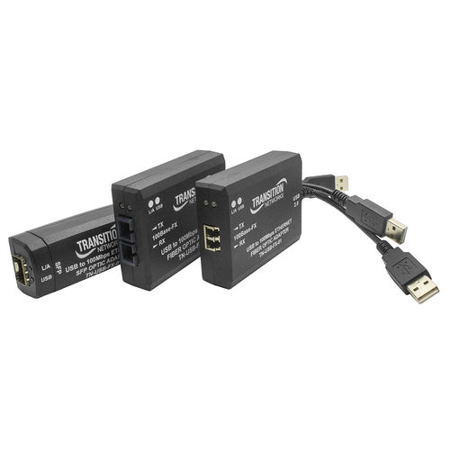 Связной адаптер - TN-USB-FX-01 series - Nom du compte Lantronix - для интерфейса / SC / LC
