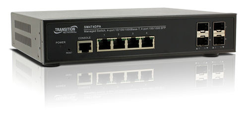 Управляемый коммутатор Ethernet - SM4T4DPA - Nom du compte Lantronix - 4 порта