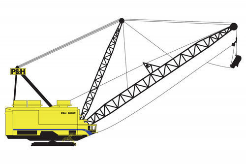 Тяжелый экскаватор - 9020C - KOMATSU FORKLIFT - гусеничный / для шахт и карьеров / с длинной стрелой