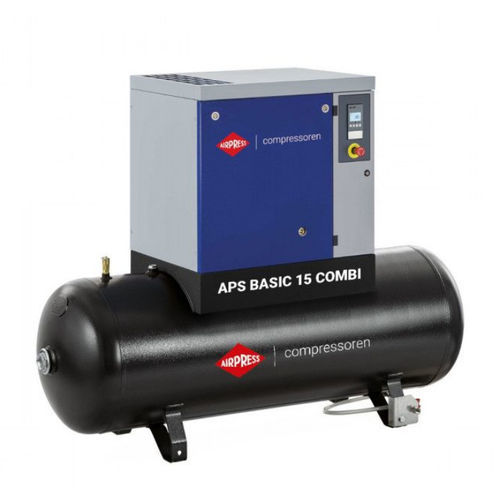 Винтовой компрессор - APS 15 Basic Combi - AIRPRESS - воздушный / AC / стационарный