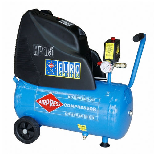 Поршневый компрессор - HLO 215-25 - AIRPRESS - воздушный / с электродвигателем / на роликах