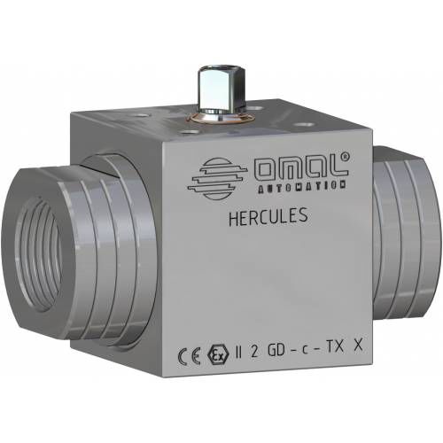 Клапан со сферическим золотником - HERCULES - OMAL Spa - с рычагом / для нефти / для газа