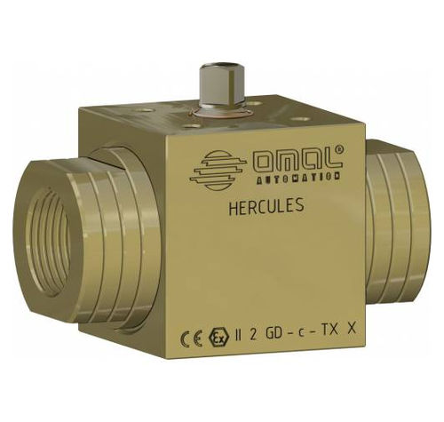 Клапан со сферическим золотником - HERCULES - OMAL Spa - с рычагом / для нефти / для газа