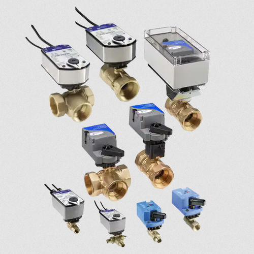 Клапан со сферическим золотником - johnson controls - с пневматическим управлением / для остановки / резьбовой
