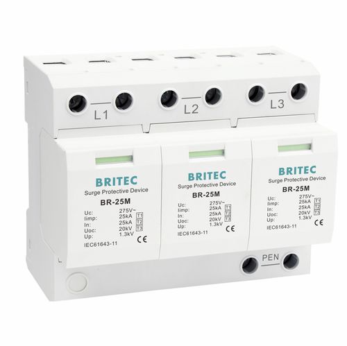 Молниеотвод тип 1 - BR-25M 3P series - Britec Electric Co., Ltd - тип 2 / тип 3 / класс I
