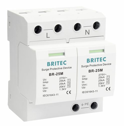 Молниеотвод тип 1 - BR-25M 2P series - Britec Electric Co., Ltd - тип 2 / тип 3 / класс I