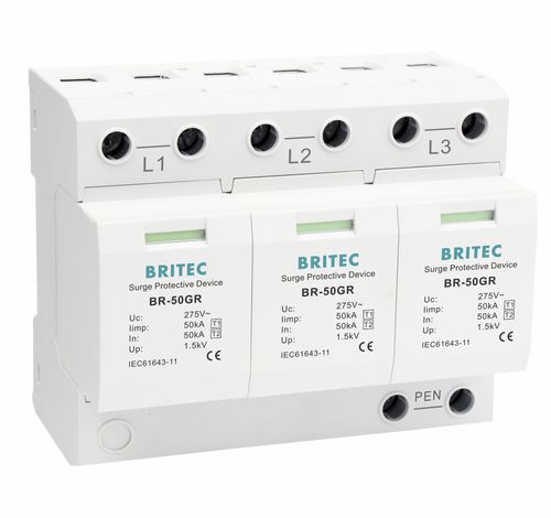Молниеотвод тип 1 - BR-50GR 3P series - Britec Electric Co., Ltd - тип 2 / класс I / класс II