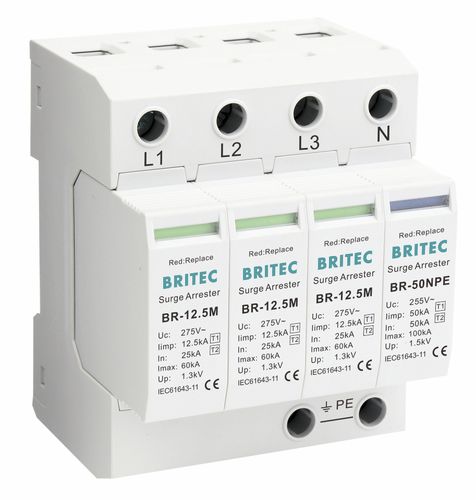 Молниеотвод тип 1 - BR-12.5M 3+1 series - Britec Electric Co., Ltd - тип 2 / класс I / класс II
