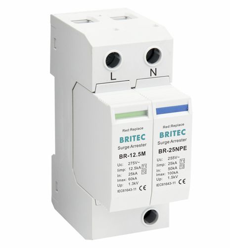 Молниеотвод тип 1 - BR12.5M 1+1 series - Britec Electric Co., Ltd - тип 2 / класс I / класс II