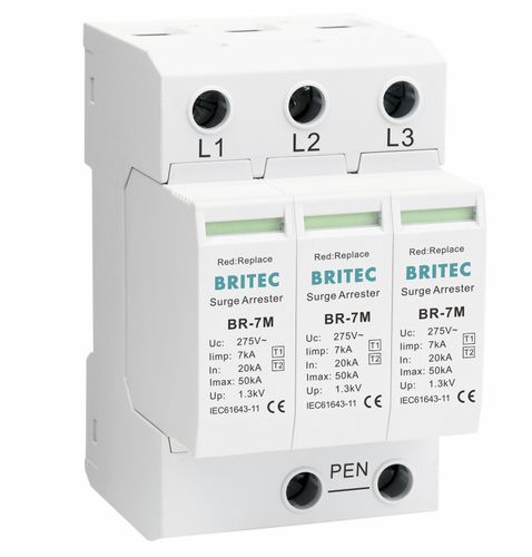 Молниеотвод тип 1 - BR-7M 3P  - Britec Electric Co., Ltd - тип 2 / класс I / класс II