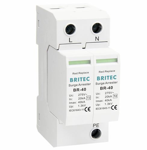 Молниеотвод тип 2 - BR-40 2P series - Britec Electric Co., Ltd - класс II / для электроустановки / телесигнализации