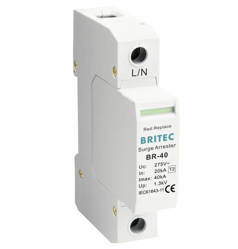 Молниеотвод тип 2 - BR-40 1P series - Britec Electric Co., Ltd - класс II / для электроустановки / телесигнализации