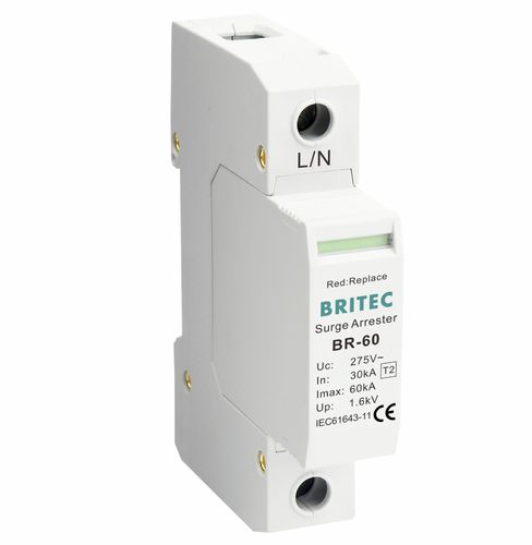 Молниеотвод тип 2 - BR-60 1P series - Britec Electric Co., Ltd - класс II / для электроустановки / телесигнализации