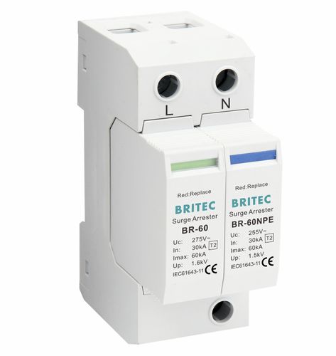 Коробка разрядника тип 2 - BR-60 1+1 series - Britec Electric Co., Ltd - класс II / телесигнализации / для использования в телекоммуникациях