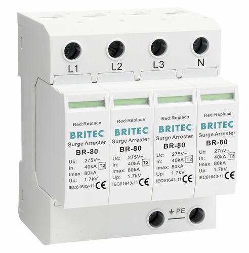 Молниеотвод тип 2 - BR-80 4P series - Britec Electric Co., Ltd - класс II / для электроустановки / телесигнализации