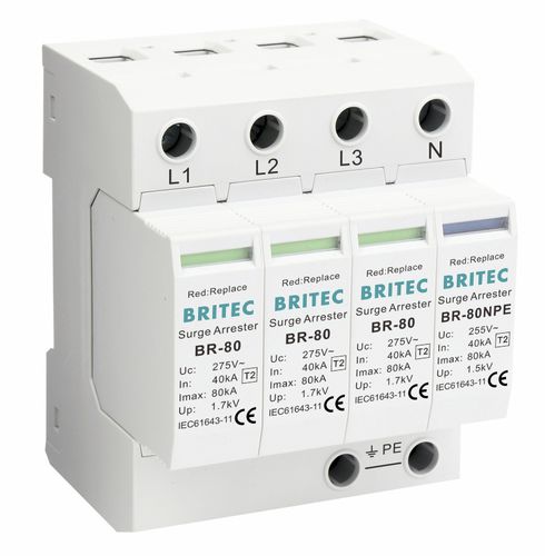 Молниеотвод тип 2 - BR-80 3+1 series - Britec Electric Co., Ltd - класс II / для электроустановки / телесигнализации