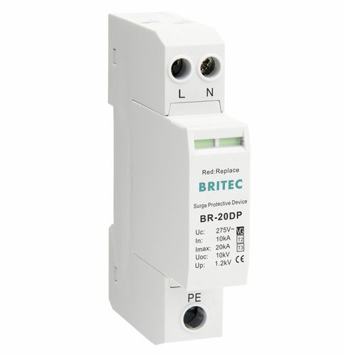 Молниеотвод тип 3 - BR-20DP 1+1 series - Britec Electric Co., Ltd - класс III / для электроустановки / телесигнализации
