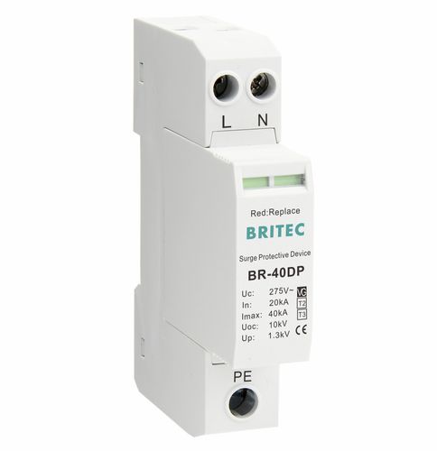 Молниеотвод тип 2 - BR-40DP 1+1 series - Britec Electric Co., Ltd - тип 3 / класс II / класс III