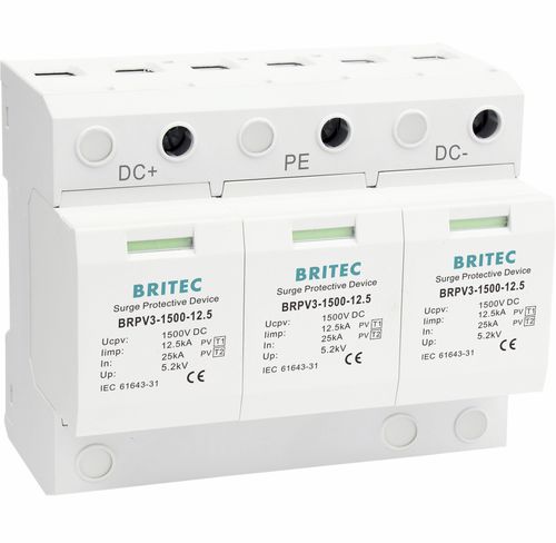 Молниеотвод тип 1 - BRPV3-1500-12.5 - Britec Electric Co., Ltd - тип 2 / класс I / класс II
