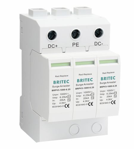 Молниеотвод тип 1 - BRPV3-1000-6.25 - Britec Electric Co., Ltd - тип 2 / класс I / класс II
