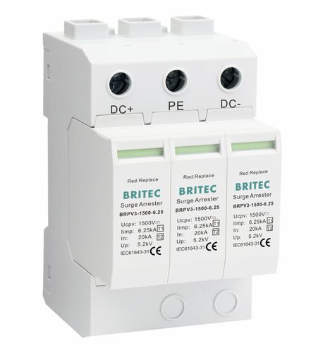 Коробка разрядника тип 1 - BRPV3-1500-6.25 - Britec Electric Co., Ltd - тип 2 / класс I / класс II