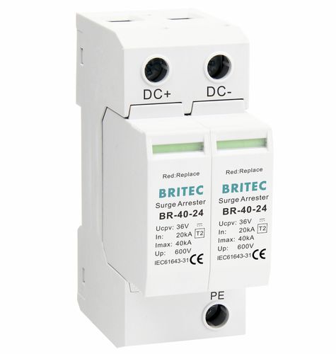 Молниеотвод тип 2 - BR-40 24 - Britec Electric Co., Ltd - класс II / для непрерывного электропитания / для источника электропитания