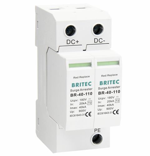 Молниеотвод тип 2 - BR-40 110 - Britec Electric Co., Ltd - класс II / для непрерывного электропитания / для электронного оборудования