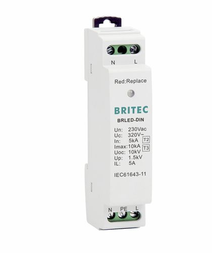 Молниеотвод тип 2 - BRLED-DIN - Britec Electric Co., Ltd - тип 3 / класс II / класс III
