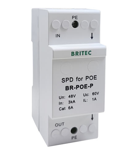 Молниеотвод тип 2 - BR-POE-P - Britec Electric Co., Ltd - для передачи сигнала / для сетей данных / для электроустановки