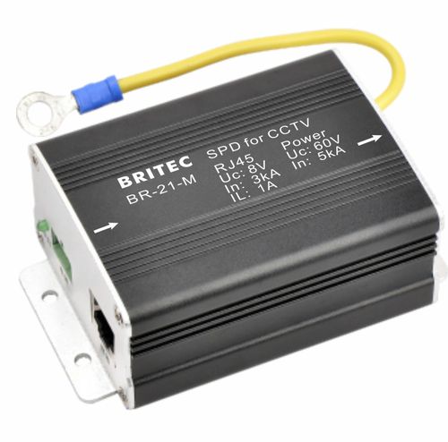 Молниеотвод для видеонаблюдения - BR-CCTV-21M series - Britec Electric Co., Ltd - для видеосигналов / для электронного оборудования / от переходного тока