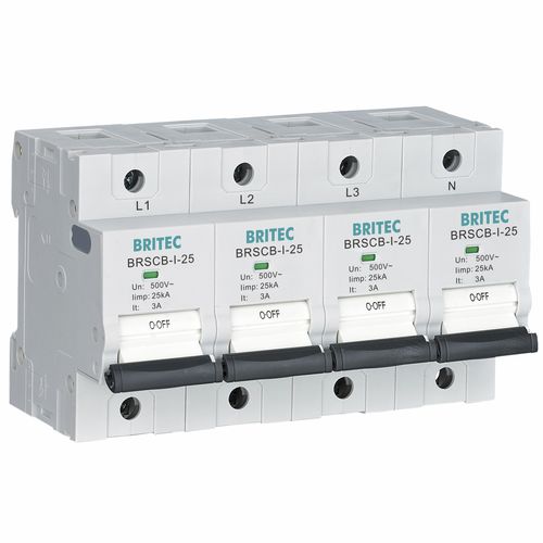 Миниатюрный выключатель - BRSCB-I-25 - Britec Electric Co., Ltd - термический / переменный ток / на DIN-рейке