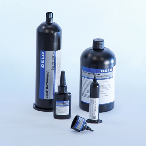 Клей с УФ-полимеризацией - DELO KATIOBOND series - DELO Industrial Adhesives - эпоксидный / для пластмассы / для металла