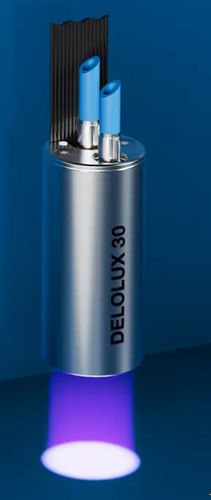 Источник света с лампами - DELOLUX 30 - DELO Industrial Adhesives - светодиодный / Ультрафиолет / с регулируемой длиной волны