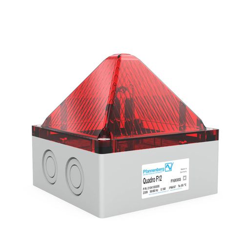 Проблесковая аварийная лампа - Quadro F12 - PFANNENBERG - LED / 24 Vcc / 230 Vca